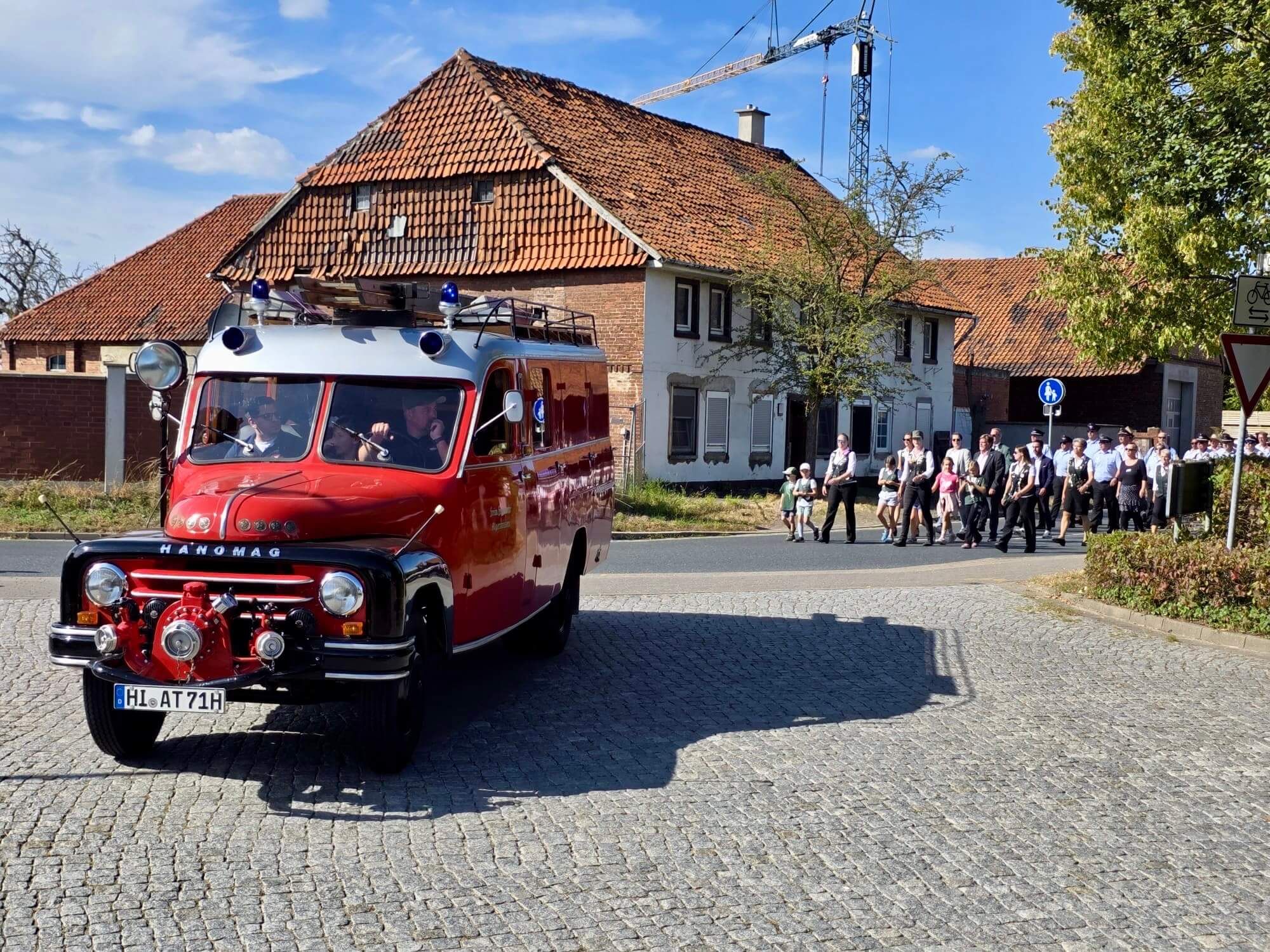 125 Jahre Ortsfeuerwehr Wassel (Ausmarsch)